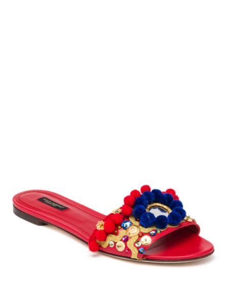 saks dolce gabbana slides.